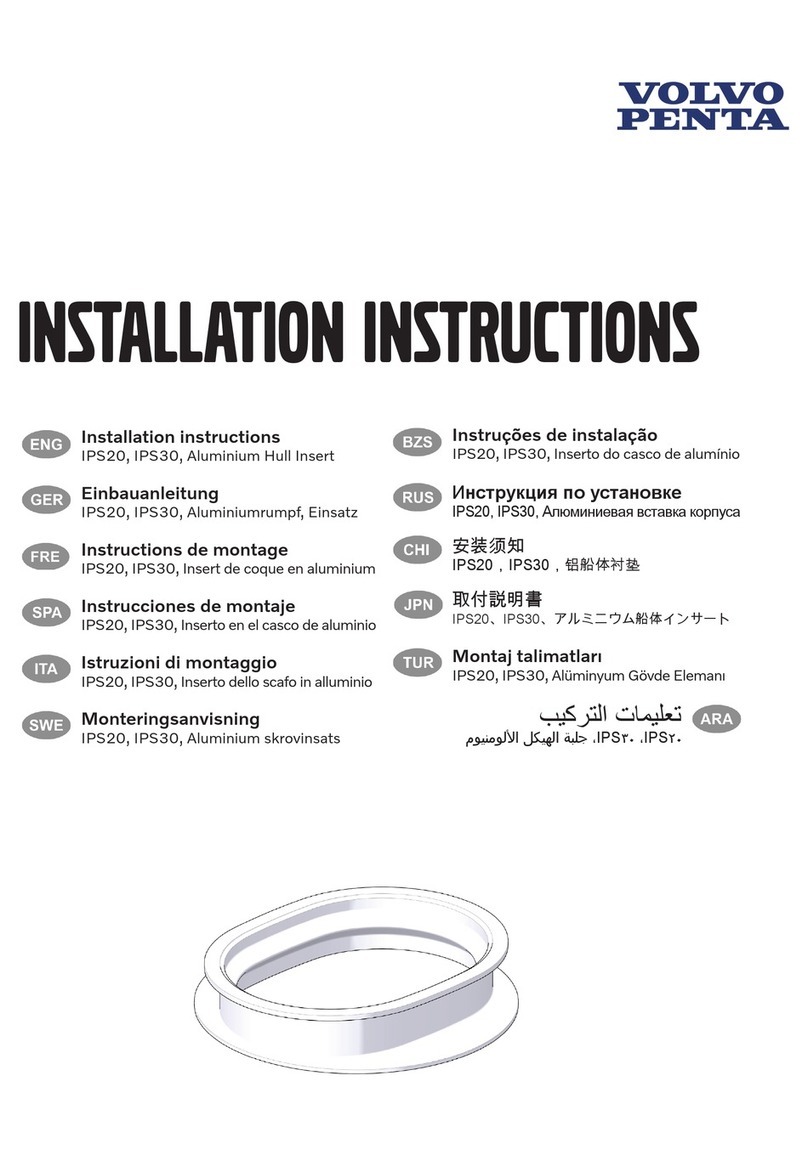 Volvo Penta IPS20 installation instructions