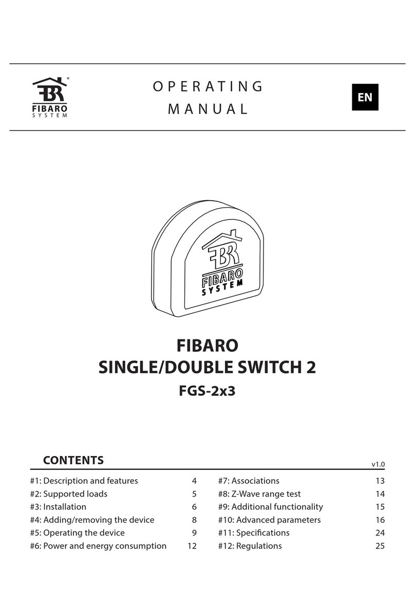 FIBARO Switch 2 FGS-2 3 Series User manual