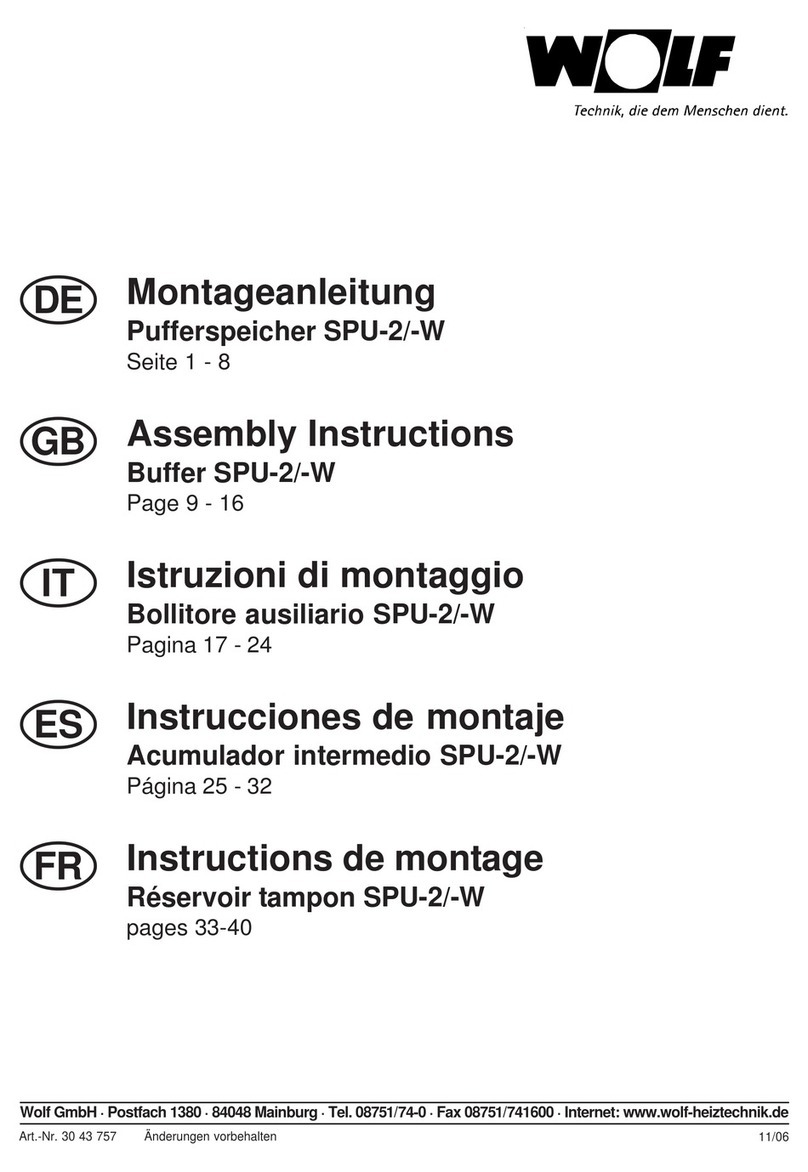 Wolf SPU-2 User manual