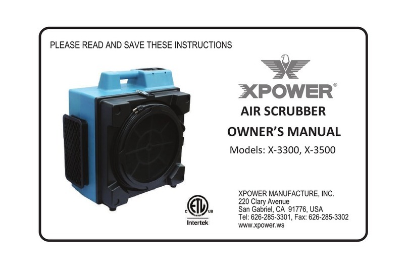 XPower X-3300 owner's manual