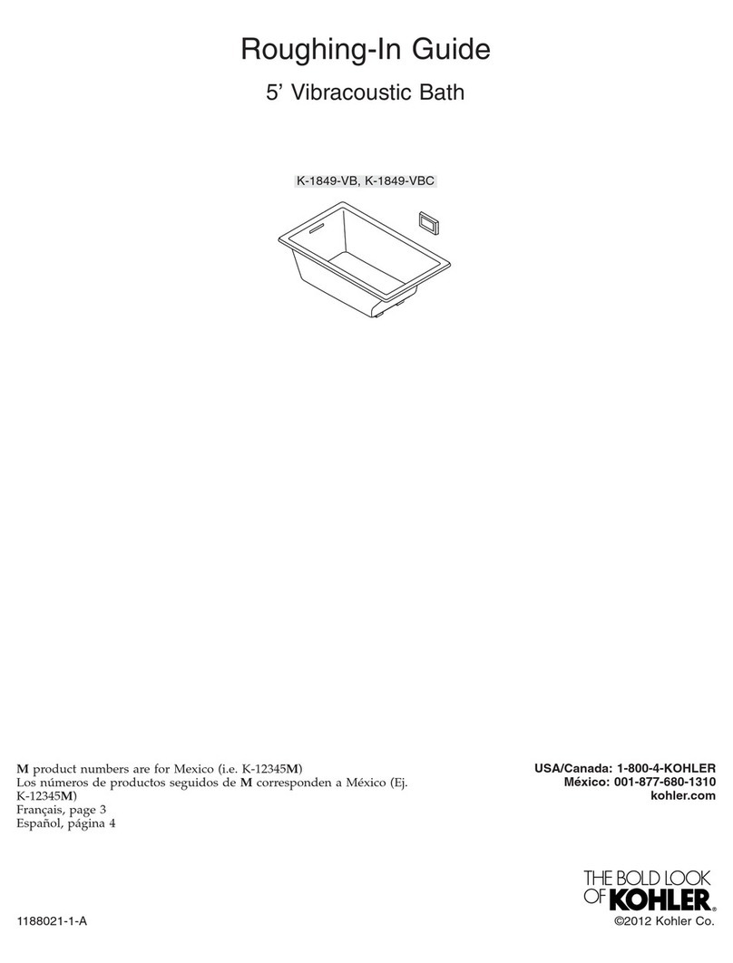 Kohler K-1849-VB Quick start guide Kohler K-1849-VB Quick start guide