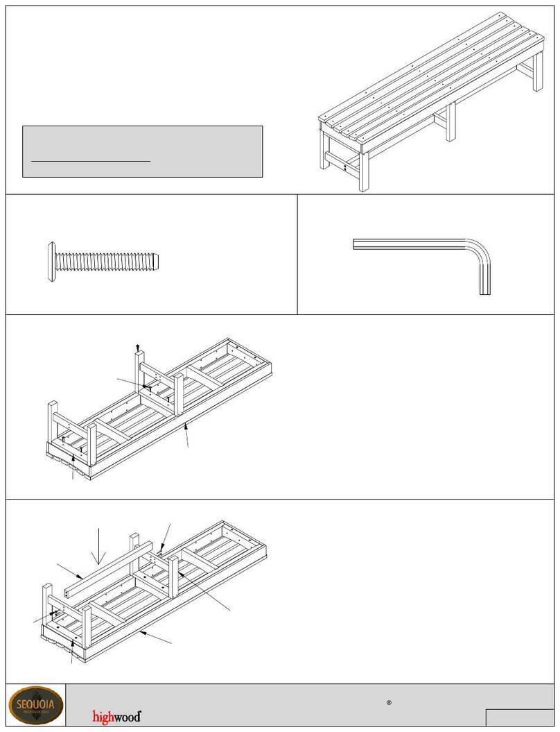 highwood Sequoia Professional Weldon CM-BENSQ61 Assembly guide