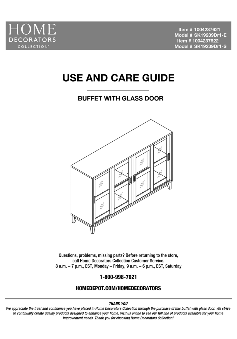 Home Decorators Collection SK19239Dr1-E User manual
