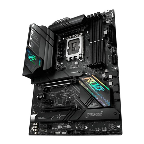 ASUSTeK COMPUTER ROG STRIX B660-F GAMING WIFI User manual ASUSTeK COMPUTER ROG STRIX B660-F GAMING WIFI User manual