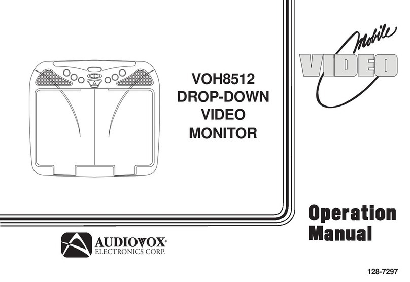 Audiovox VOH8512 Operation manual