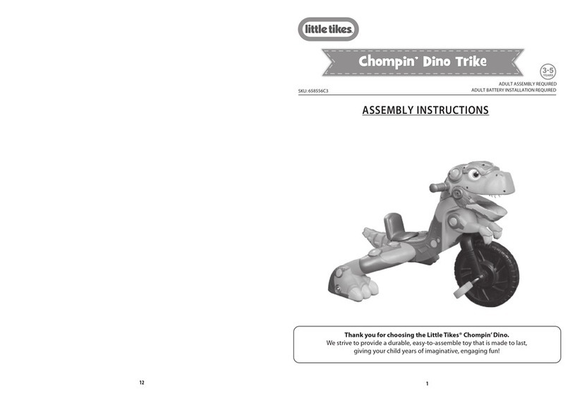 Little Tikes Chompin' Dino Assembly instructions
