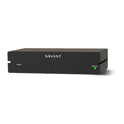 Savant PAV-AOMWS1C-00 Quick reference guide