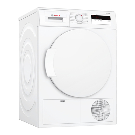 Bosch WTH830L7SN Installation and operating instructions