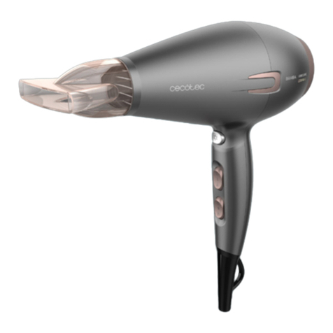 cecotec BAMBA IONICARE 6000 ROCKSTAR ESSENCE User manual cecotec BAMBA IONICARE 6000 ROCKSTAR ESSENCE User manual