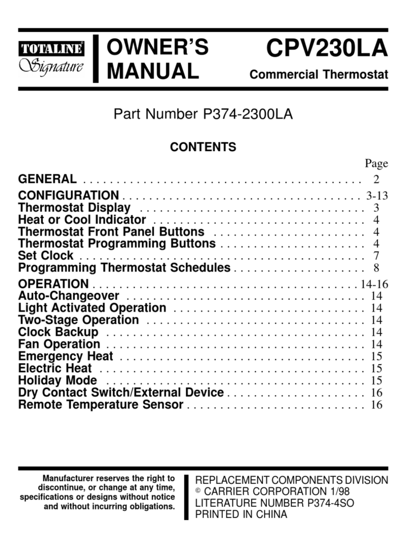TOTALINE Signature CPV230LA owner's manual