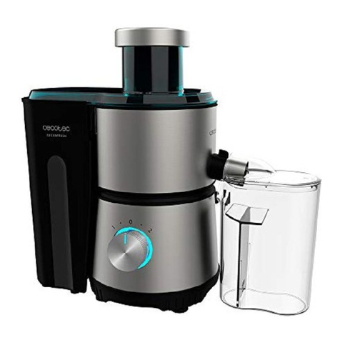 cecotec JUICE&FRESH 400 TITAN User manual cecotec JUICE&FRESH 400 TITAN User manual
