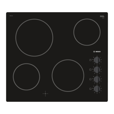 Bosch PKF6 CA1. Series User manual