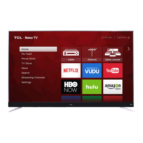 TCL Roku TV C803 User manual