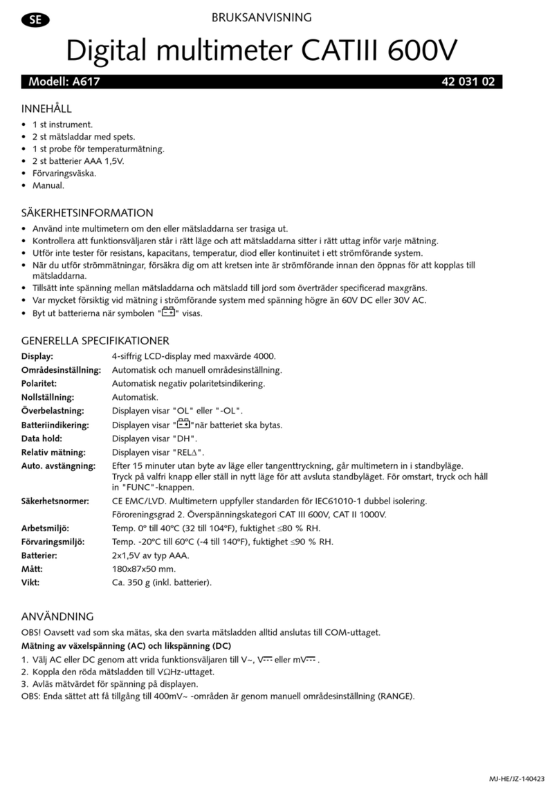 Malmbergs A617 User manual