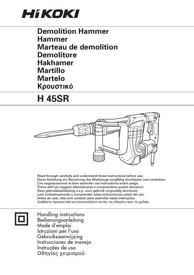 HIKOKI H 45SR Handling instructions