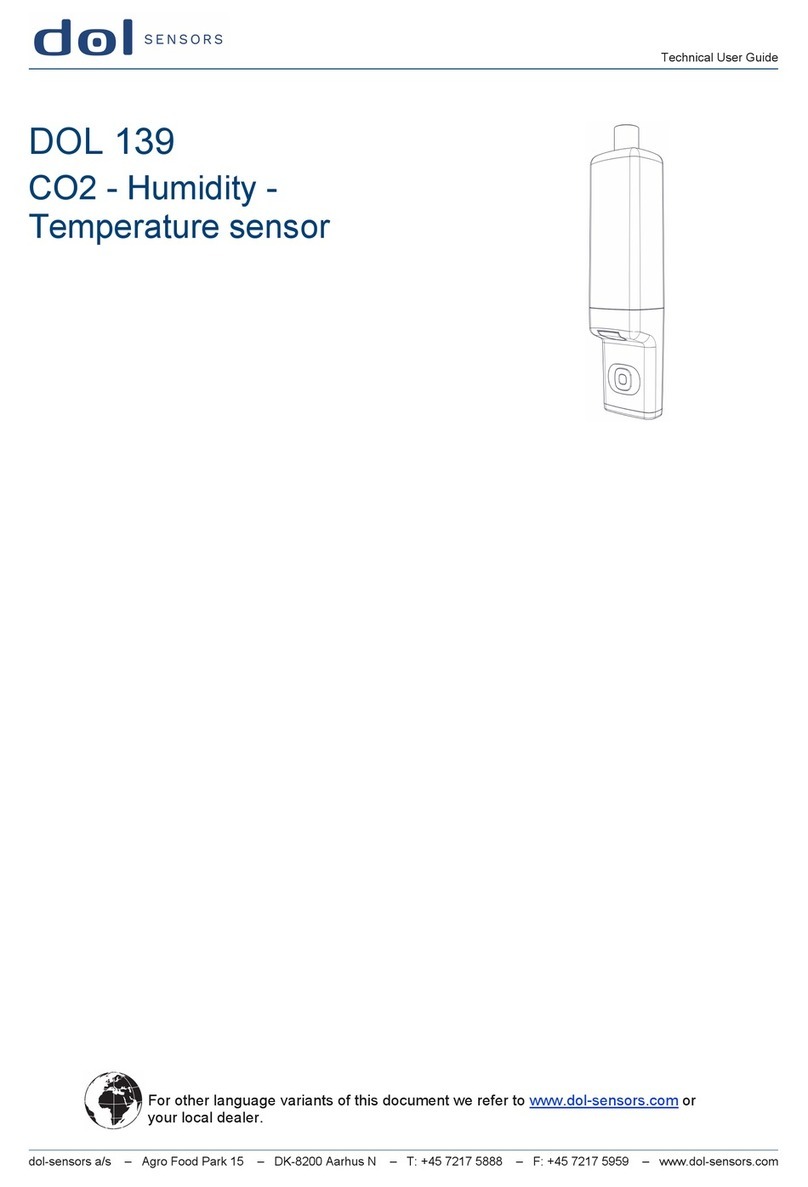 dol sensors 139 Technical user guide