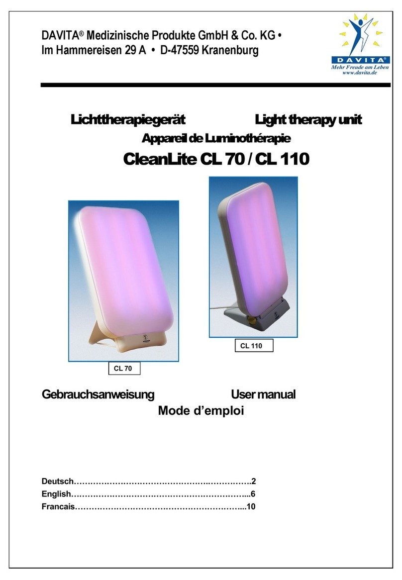 Davita CleanLite CL 70 user manual