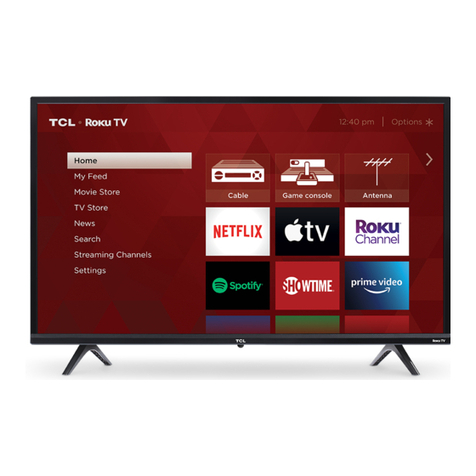 TCL Roku TV S301 User manual