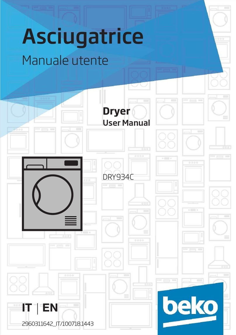 Beko DRY934C user manual