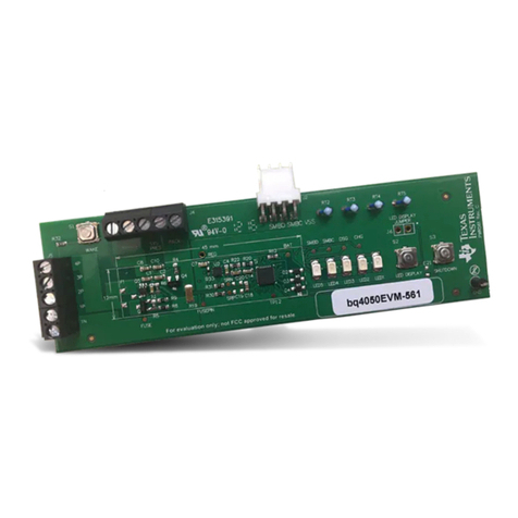 Texas Instruments bq4050EVM-561 User manual
