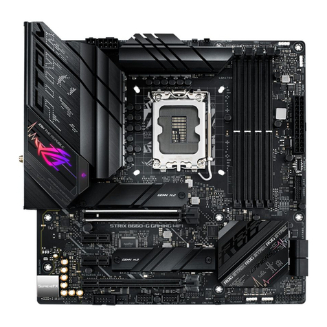 ASUSTeK COMPUTER ROG STRIX 8660-G GAMING WIFI User manual