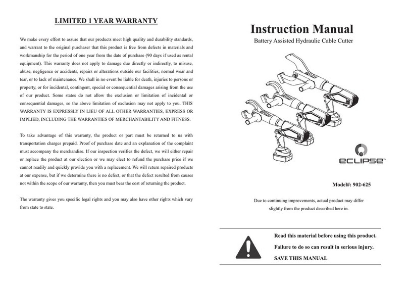 Eclipse 902-625 instruction manual