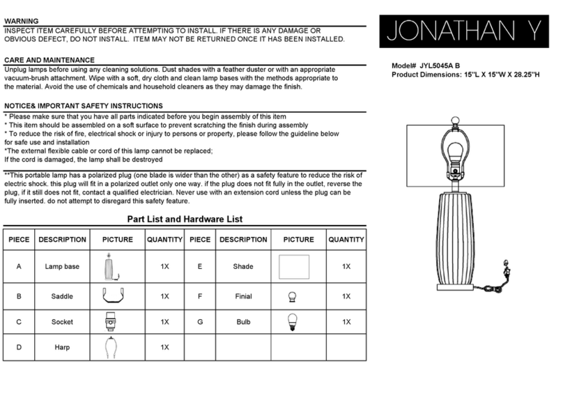 JONATHAN Y JYL5045A B quick guide