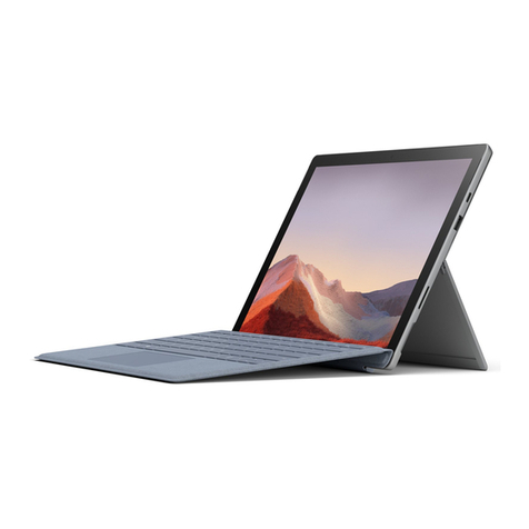 Microsoft Surface Pro 7 Parts list manual