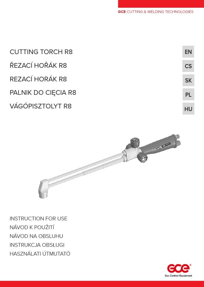 GCE R 8 User manual