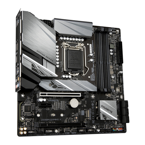 GIGA-BYTE TECHNOLOGY Z590M GAMING X User manual GIGA-BYTE TECHNOLOGY Z590M GAMING X User manual