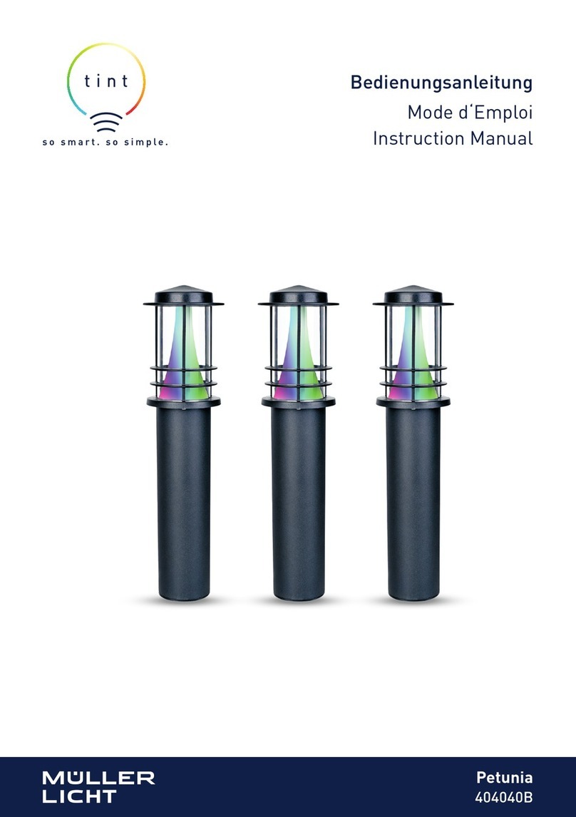 Muller licht Petunia 404040B instruction manual