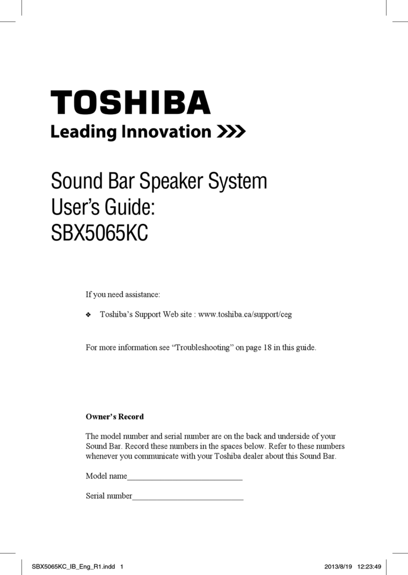 Toshiba SBX5065KC user guide