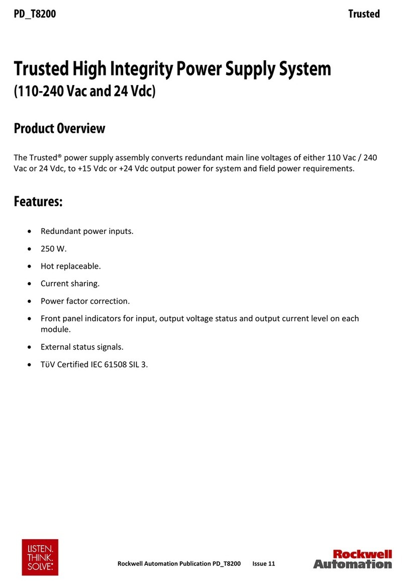 Rockwell Automation Trusted T8220 manual