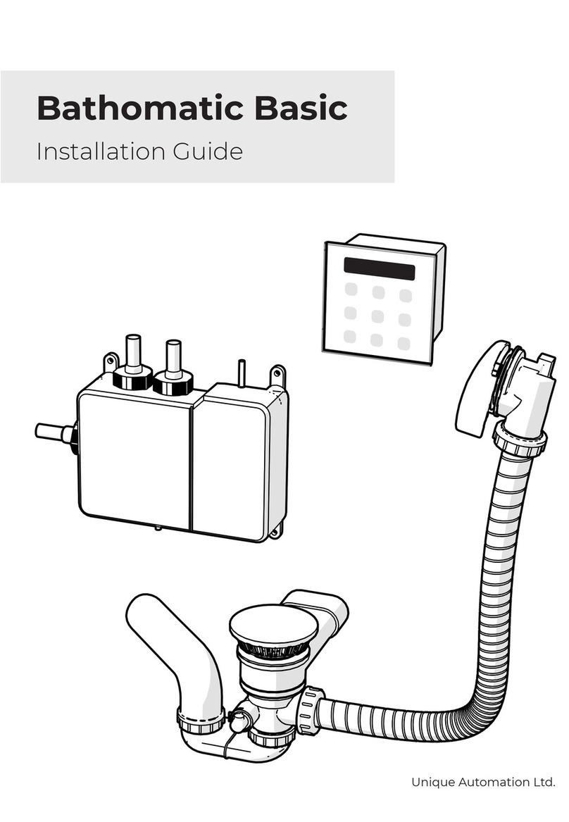 Unique Automation Bathomatic Basic installation guide Unique Automation Bathomatic Basic installation guide