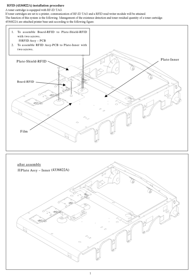 Oki 4336822A INSTALLATION PROCEDURE