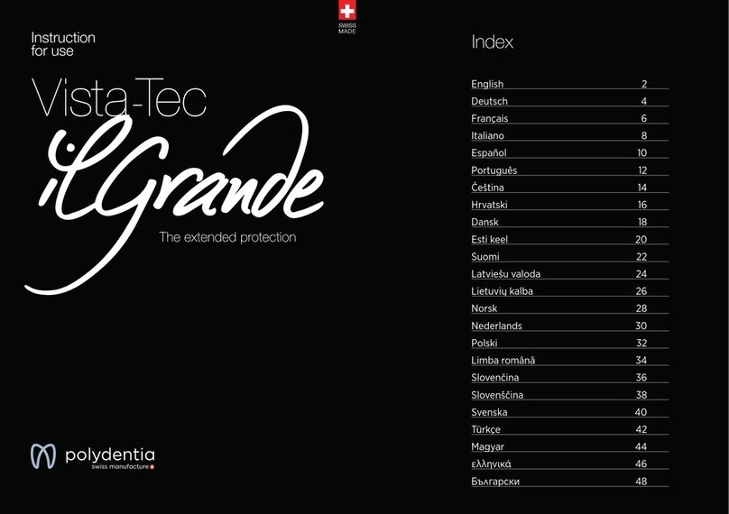 POLYDENTIA Vista-Tec ilGrande Instructions for use