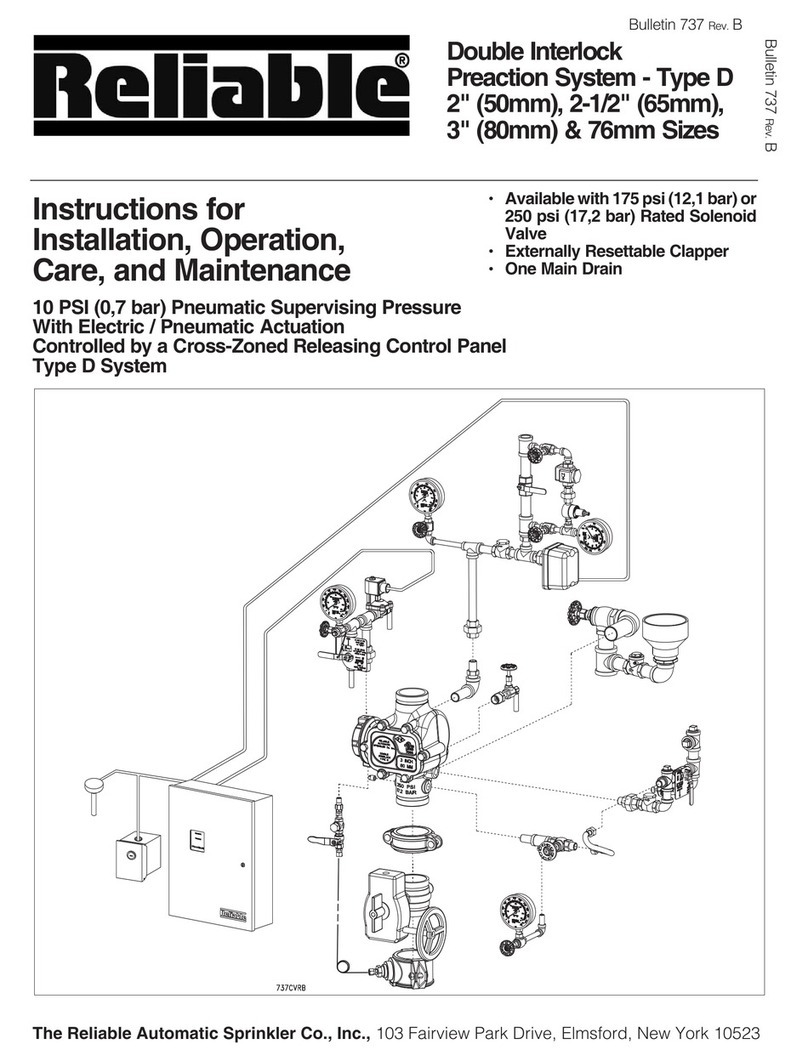 Reliable Double Interlock Preaction System D Instructions for installation, operation care and maintenance