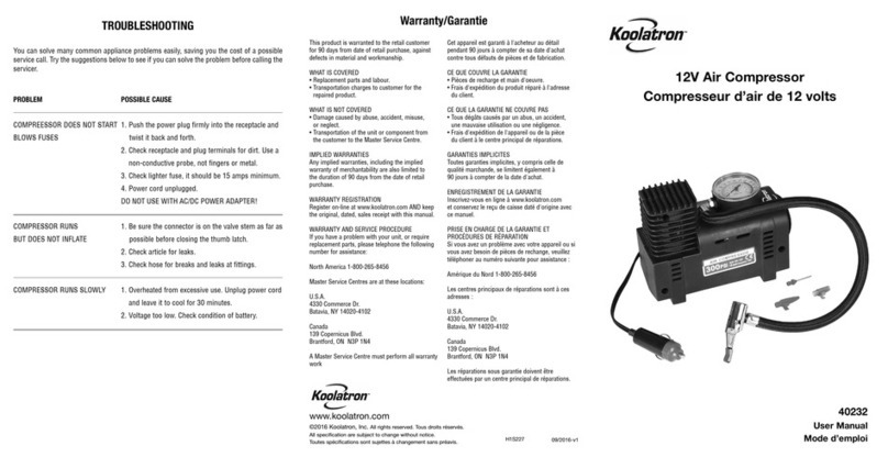 Koolatron 40232 user manual