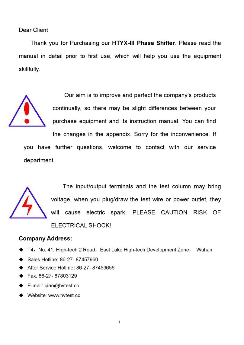 HVTest HTYX-III manual