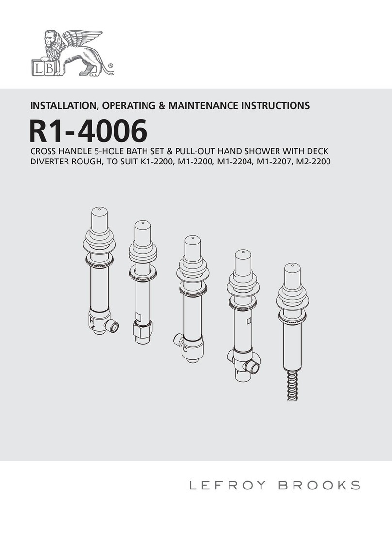 Lefroy Brooks R1-4006 Assembly instructions