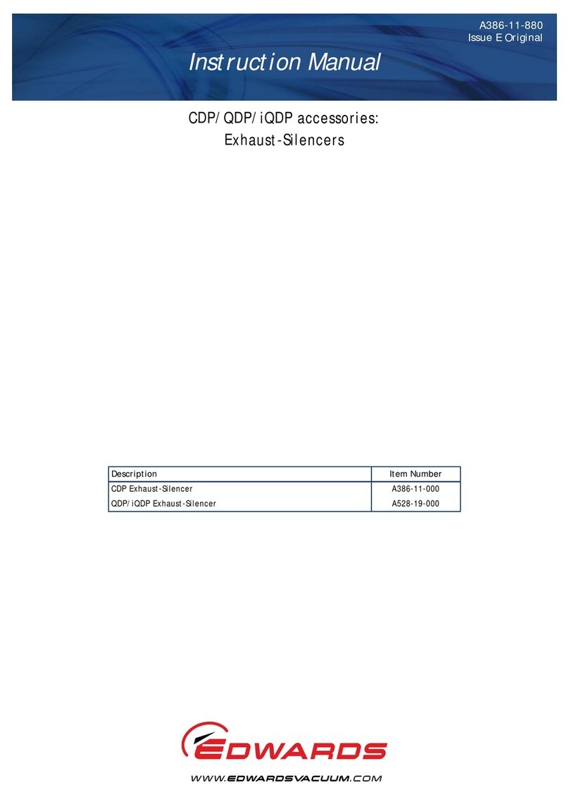Edwards CDP instruction manual
