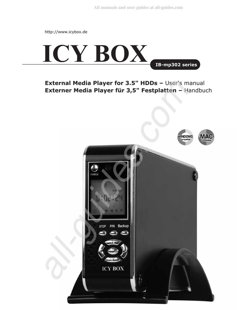 Icy Box IB-mp302 series user manual
