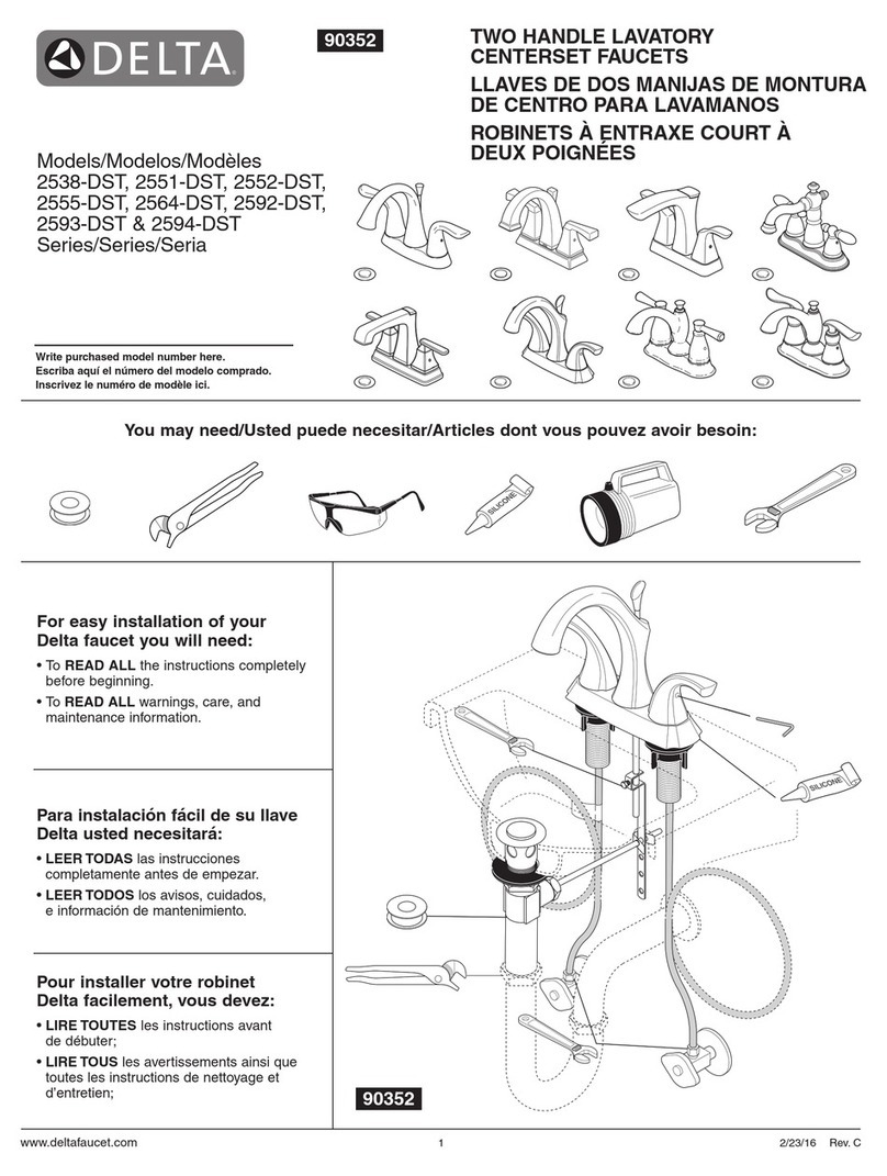 Delta 2593-DST User manual