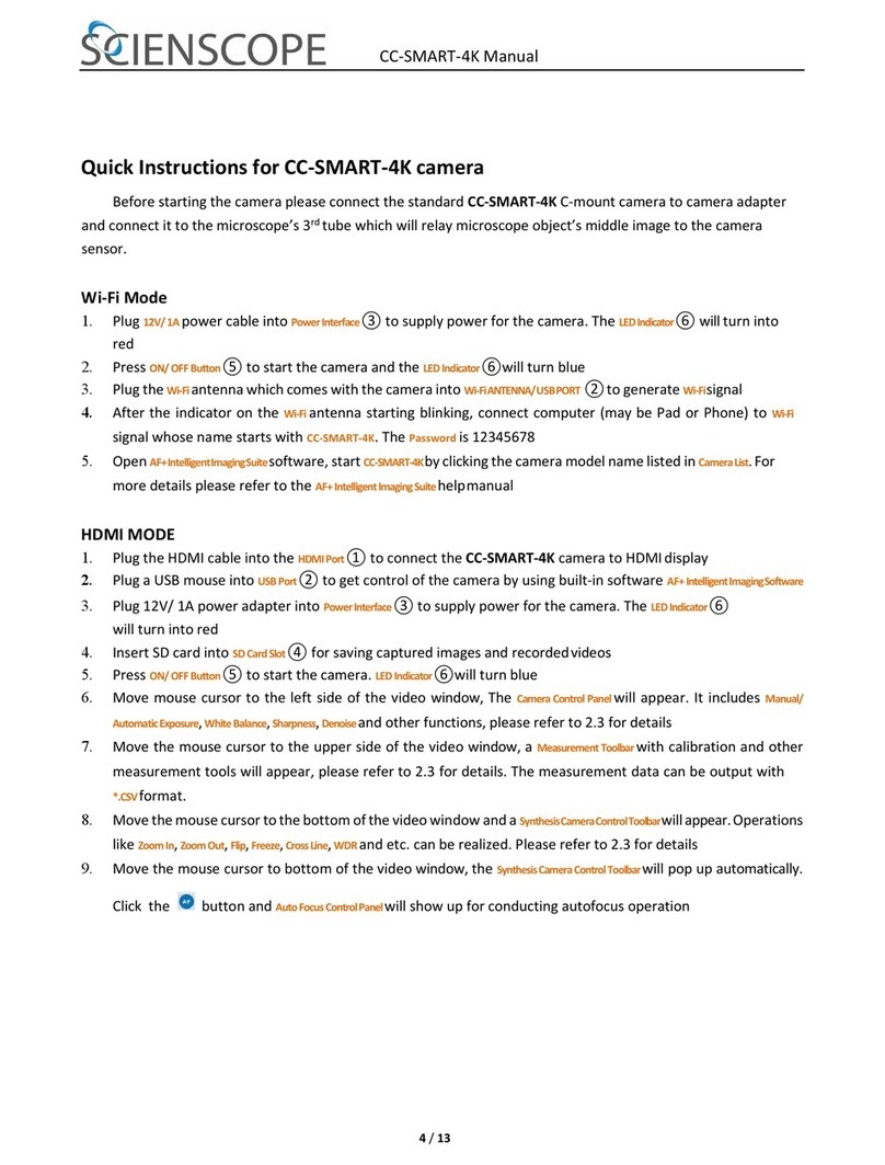 Scienscope CC-SMART-4K manual