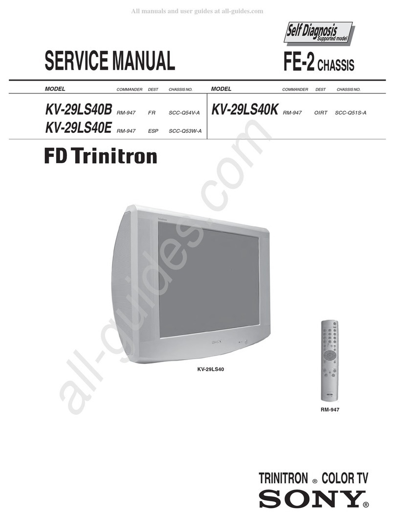 Sony FD Trinitron KV-29LS40B User manual