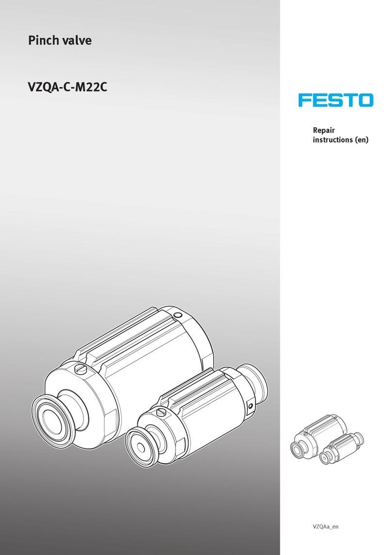 Festo VZQA-C-M22C Series Setup guide