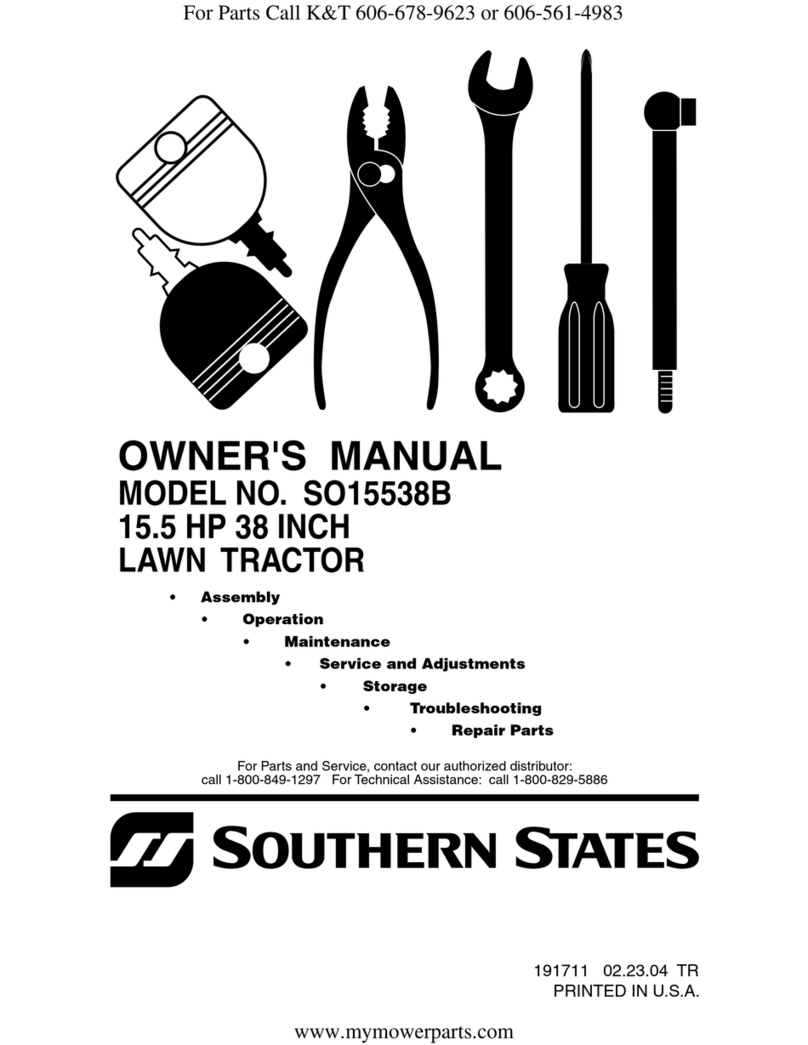 Southern States SO15538B owner's manual