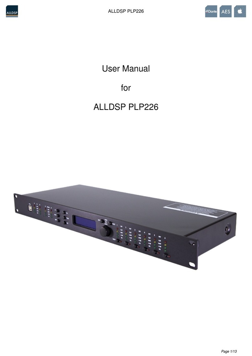 Alldsp PLP226 user manual