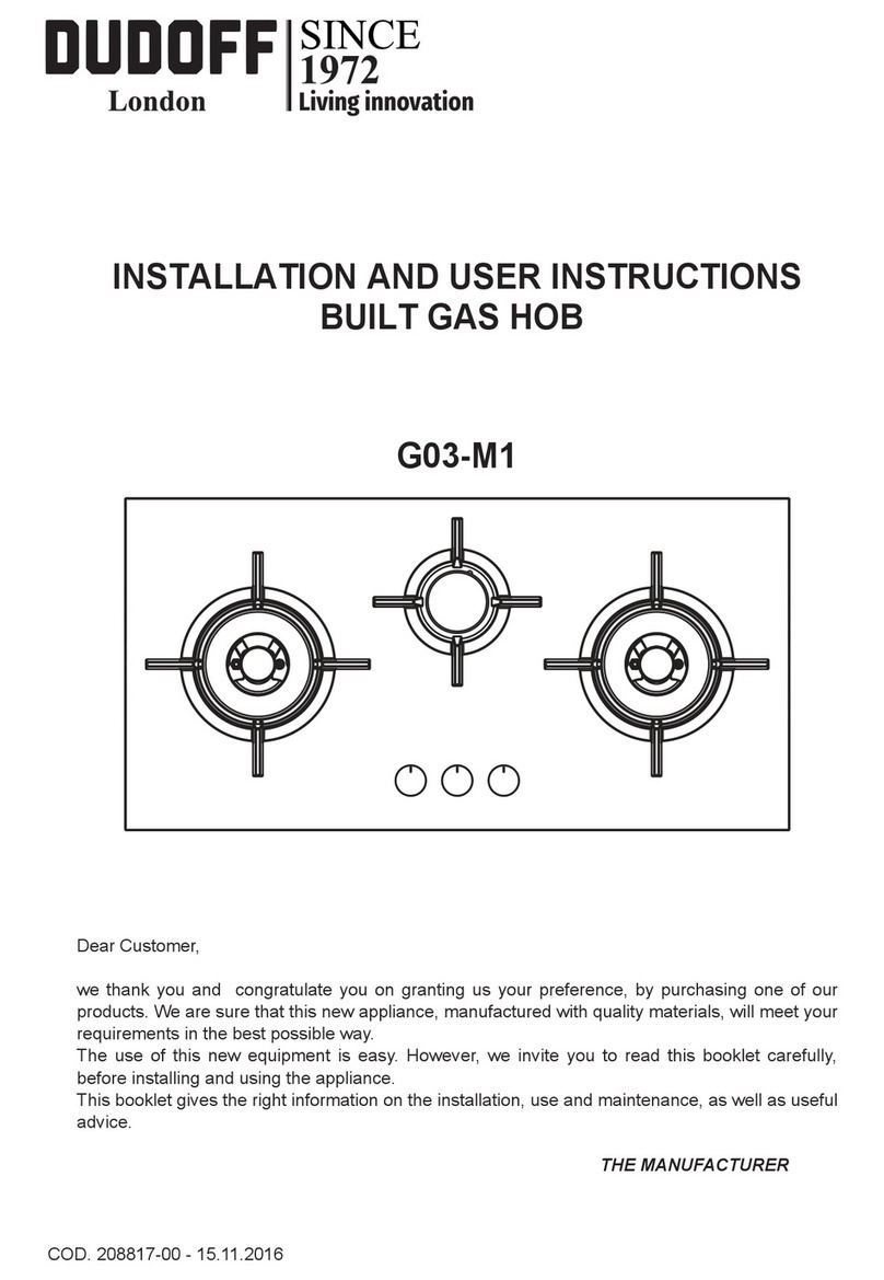 DUDOFF G03-M1 Installation and user instructions
