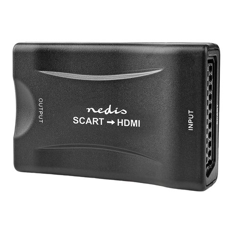 nedis VCON3463BK quick start guide